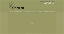 Desktop Screenshot of netxplorer.com.br