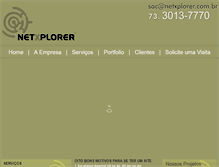Tablet Screenshot of netxplorer.com.br